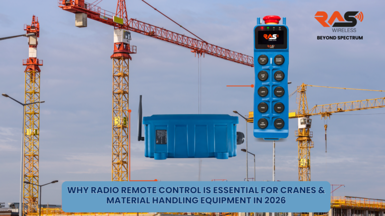 Why Radio Remote Control Is Essential for Cranes & Material Handling Equipment in 2026